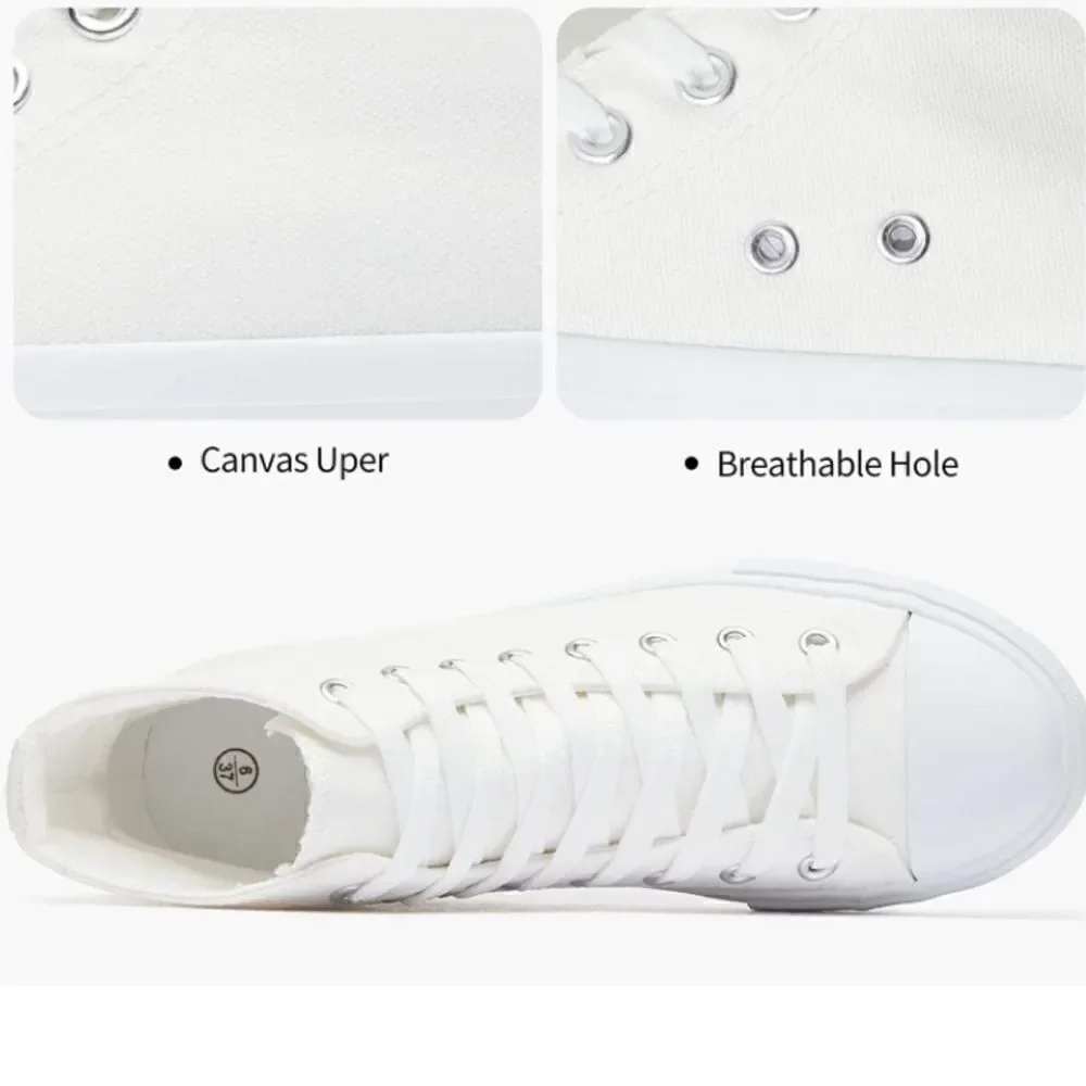 Platform Canvas High Top Sneakers
